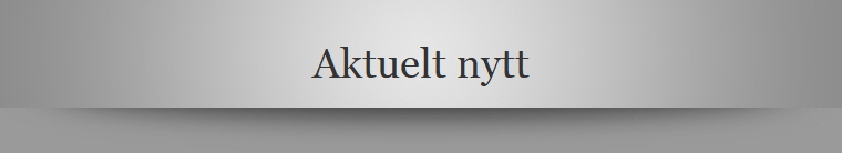 Aktuelt nytt