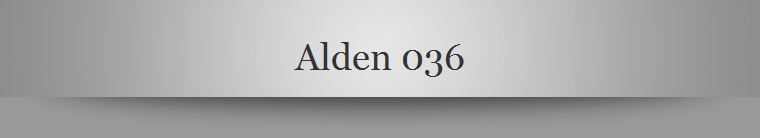 Alden 036