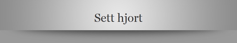Sett hjort